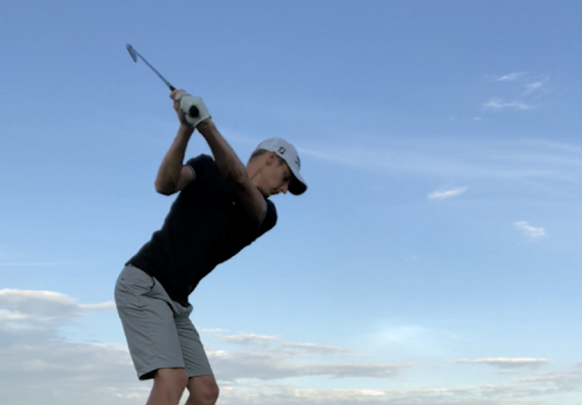 Magnus Borg Growth Manager Inselo spelar golf